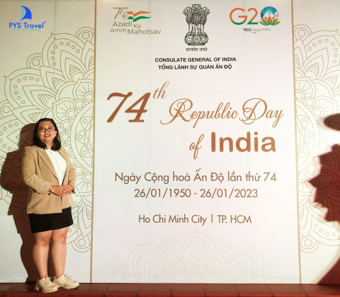 PYS Travel tham dự lễ kỷ nệm 74 năm Ngày Cộng hòa Ấn Độ