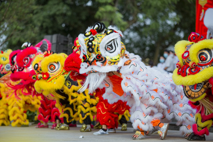 Lễ hội múa lân sư tử ở Quý Dương