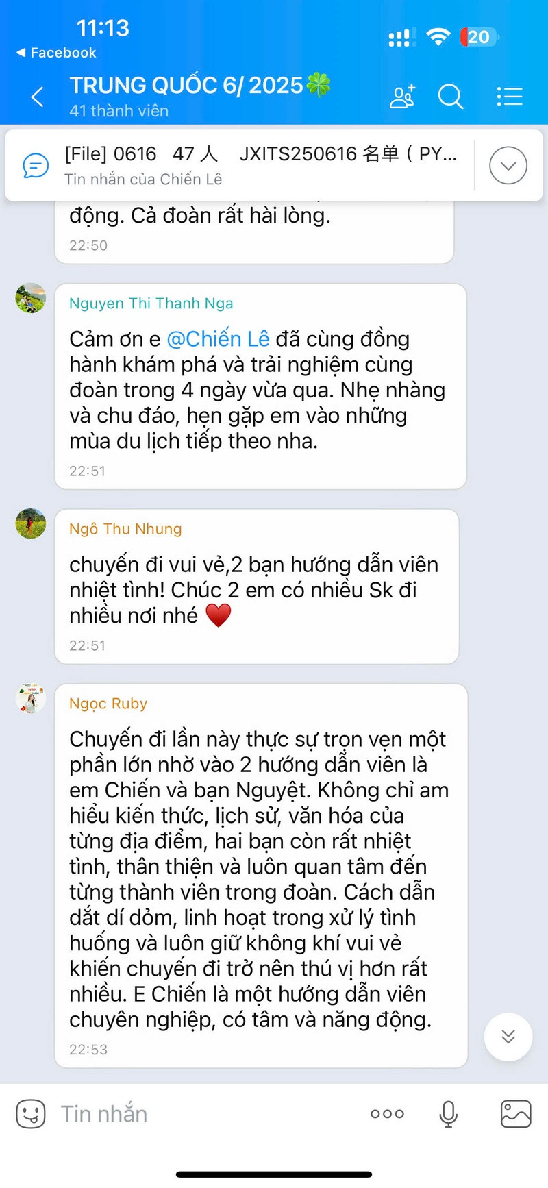 feedback pystravel, tour trung quốc pystravel
