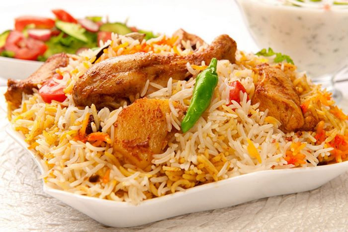 Món cơm Biryani là một trong những món ăn đặc trưng nhất của Ấn Độ