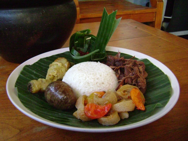 món gudeg tại indonesia