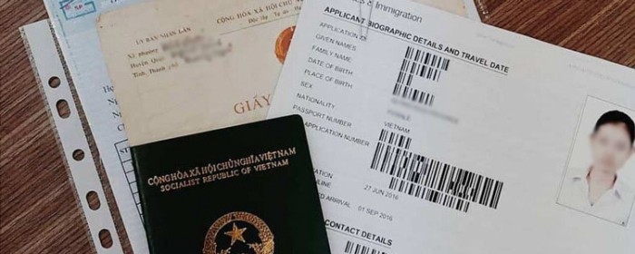 Giấy tờ cần thiết khi làm visa Trung Quốc