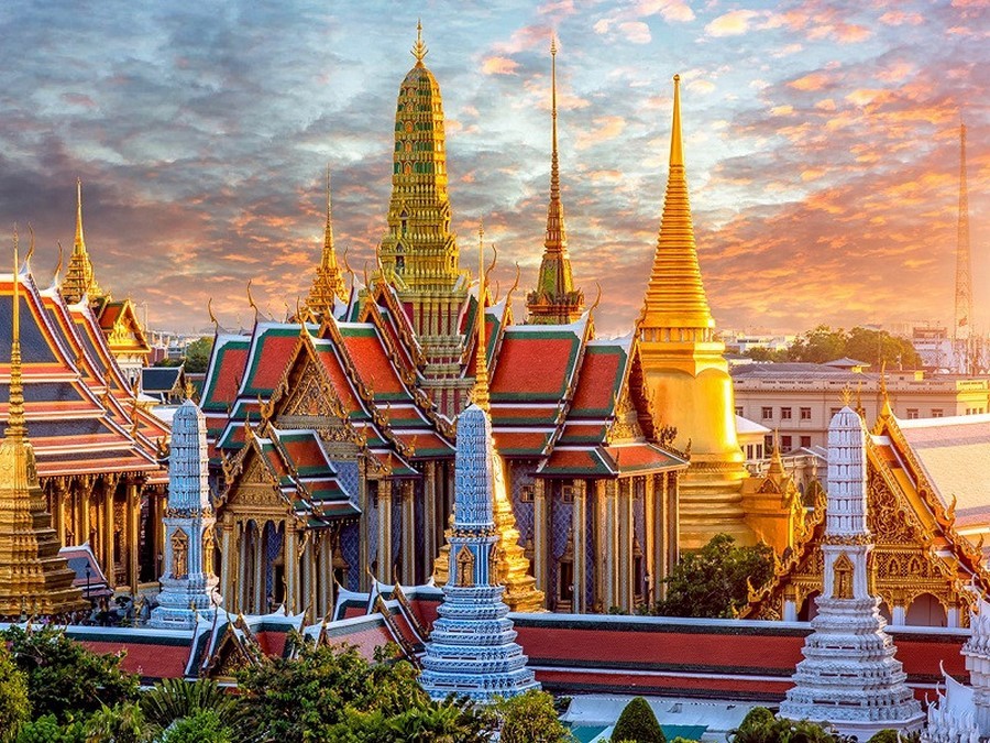 Thái Lan - xứ sở chùa Vàng với rất nhiều công trình kiến trúc Phật giáo
