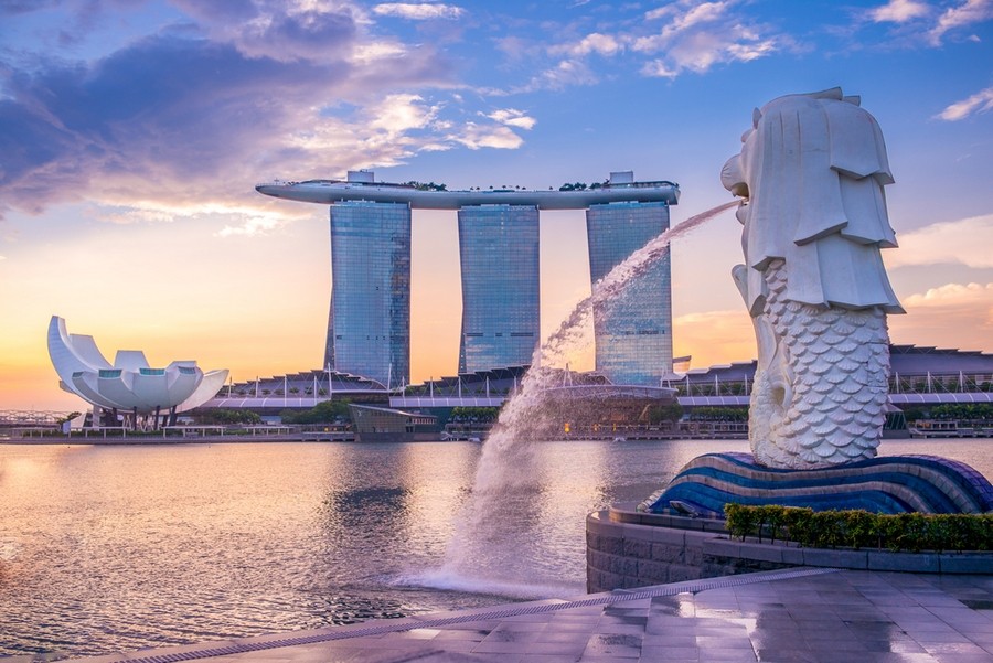 Singapore - đất nước vô cùng hiện đại với rất nhiều những biểu tượng lớn