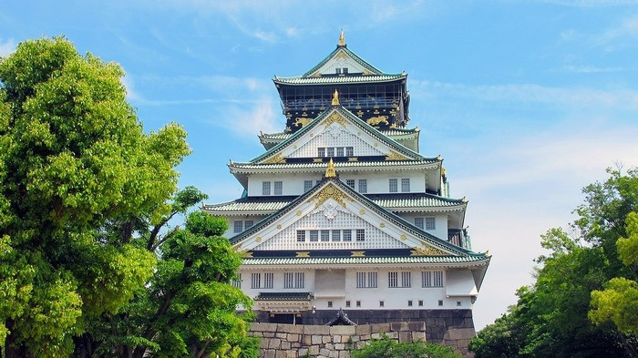 Lâu đài Osaka với lối kiến trúc độc đáo
