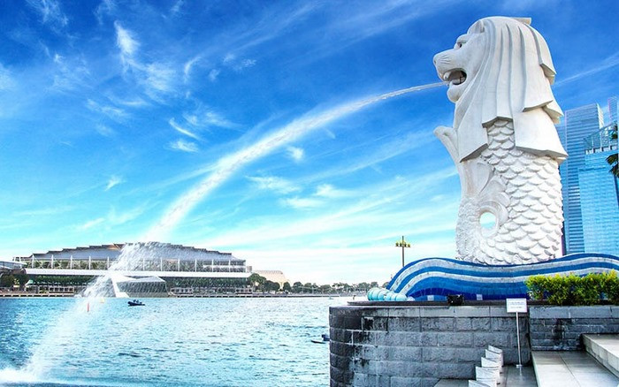  Công viên sư tử biển (Merlion Park)