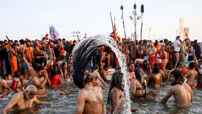 Lễ hội tắm sông được tổ chức hàng năm tại ấn độ