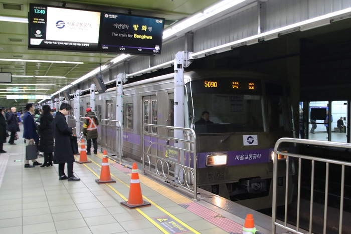 Hệ thống tàu điện ngầm rất phát triển ở xứ sở Kim chi