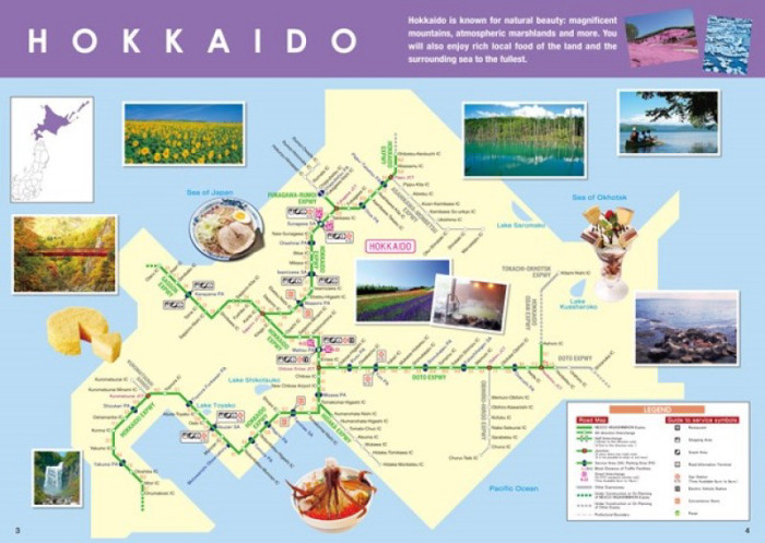 Bản đồ du lịch Hokkaido