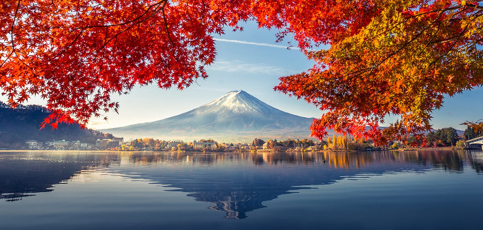 Núi Phú Sĩ vào mùa thu xinh đẹp
