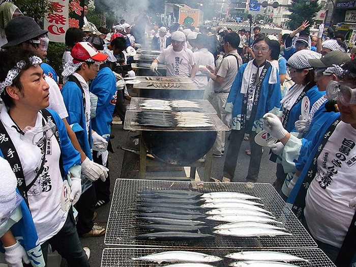 Lễ hội cá Sanma Nemuro