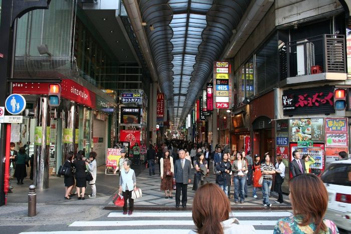khu thương mại Shinsaibashi