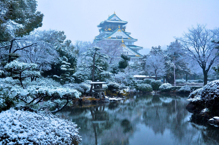 Osaka và Kyoto có mùa đông lạnh