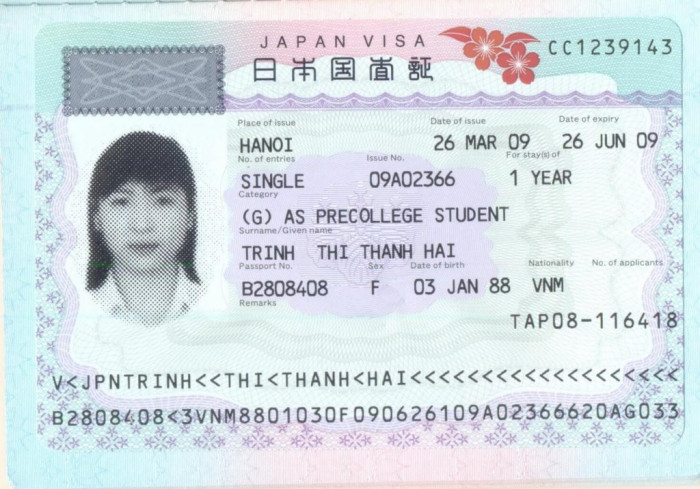 visa du lịch nhật bản