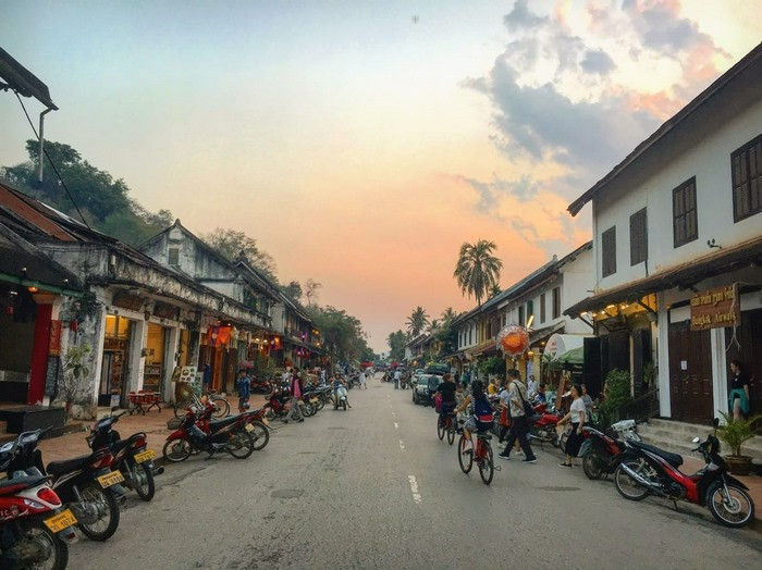 phố cổ Luang Prabang