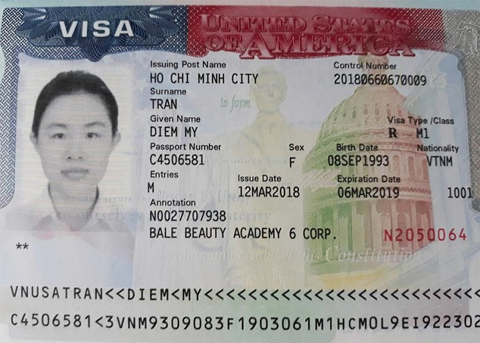 Visa du học Mỹ loại M1