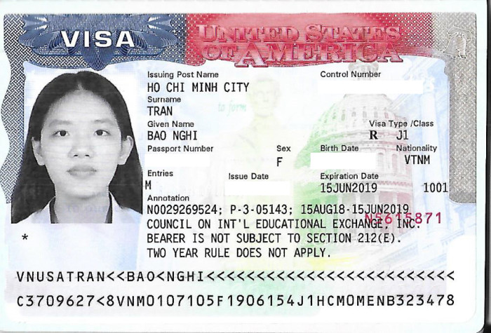 Visa du học Mỹ loại J1