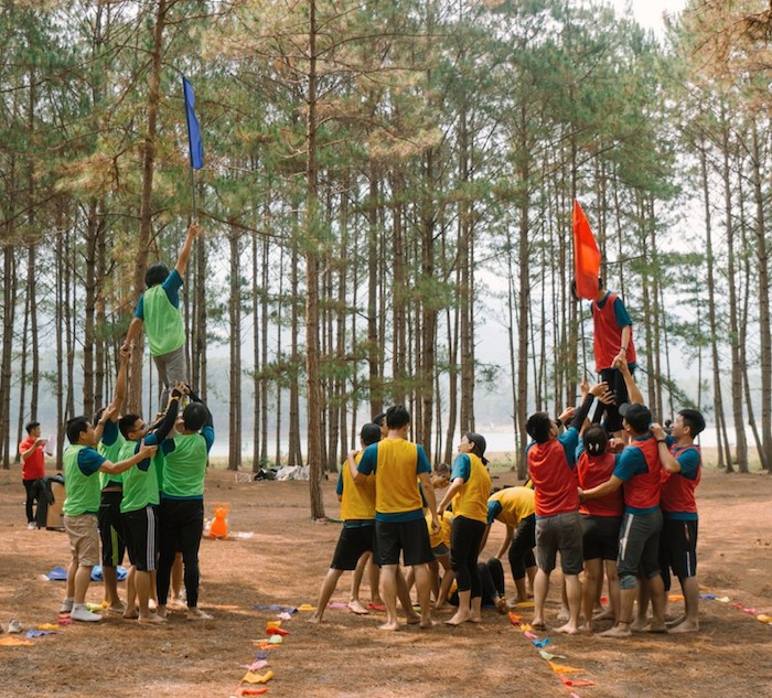 teambuilding tại thung lũng Vàng Đà Lạt