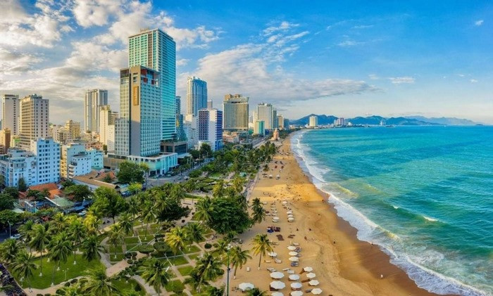 Bãi biển trung tâm Nha Trang