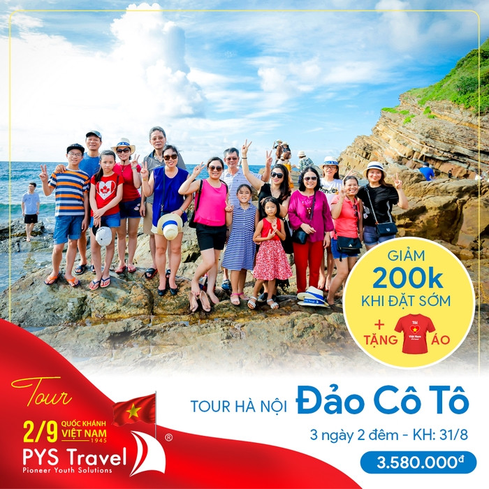 tour Cô tô lễ 2/9