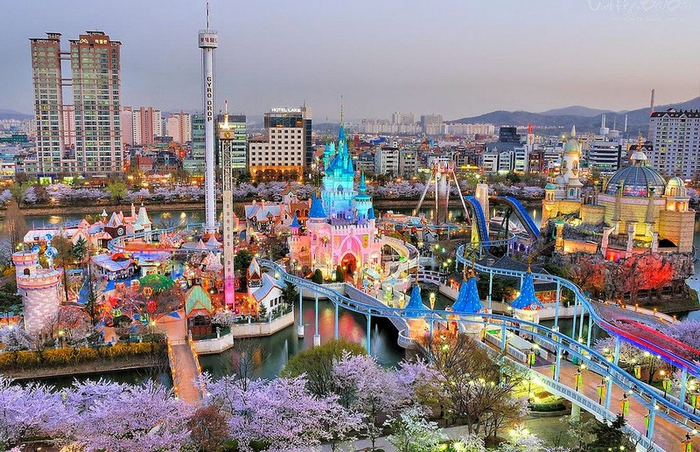 công viên lotte world hàn quốc