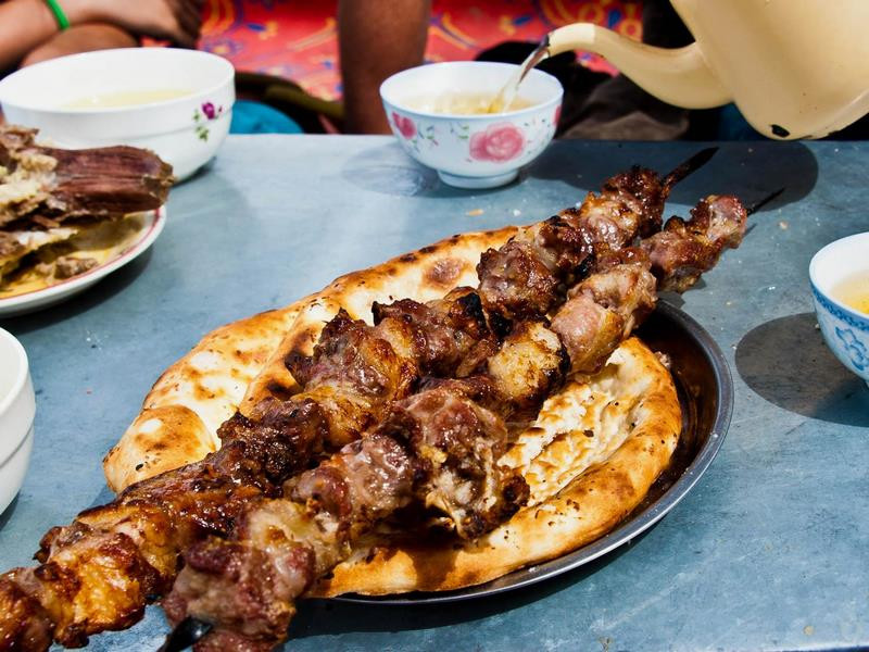 thịt xiên nướng kebab tân cương