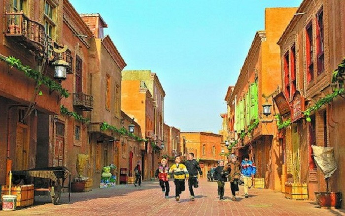 phố cổ kashgar tân cương