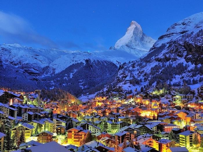 Vẻ đẹp của Thụy Sĩ khi đi du lịch vào mùa đông