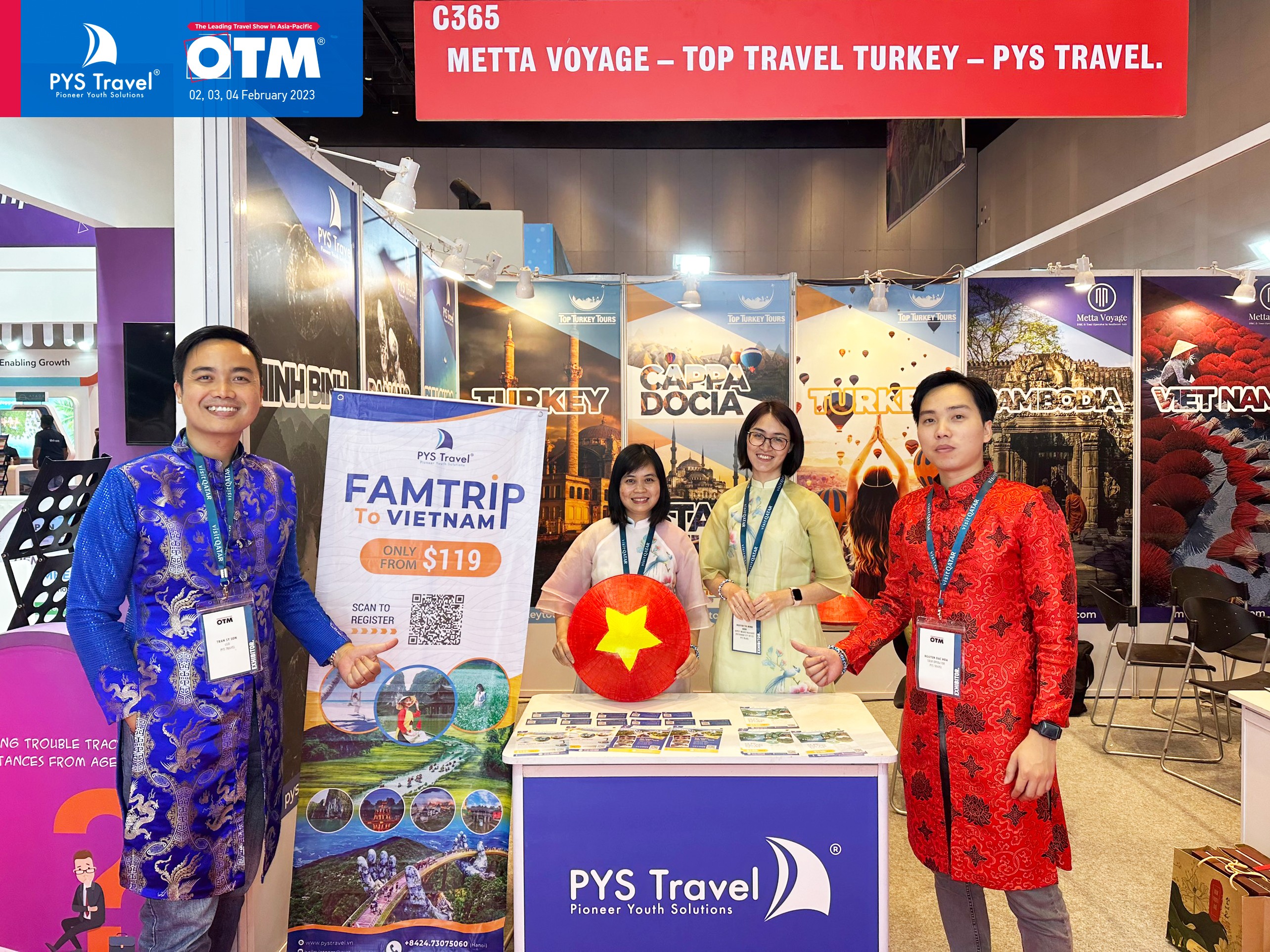 PYS Travel tham gia hội chợ du lịch Outbound OTM Mumbai 2023