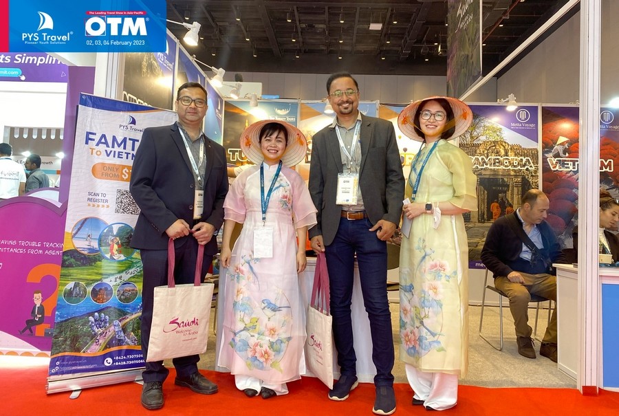 Giấy chứng nhận tham gia OTM Mumbai 2023 dành cho PYS Travel