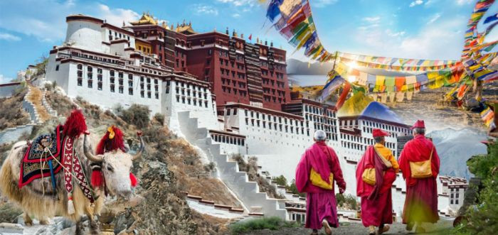 Tour Trung Quốc: Tây Tạng- Lhasa - Potala Cung - Đại Chiêu Tự - Hồ Yamdrok 9 ngày 8 đêm